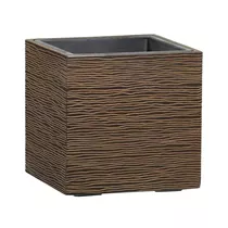 Esteras Fiberglas - Pflanzkübel Akaroa 37 Rusty Brown