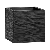 Esteras Fiberglas - Pflanzkübel Akaroa 37 Smoke Black