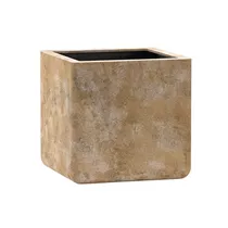 Esteras Fiberglas - Pflanzkübel Cavan Old Stone Braun