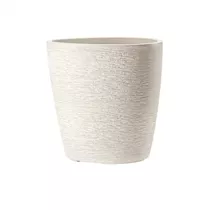 Esteras Fiberglas - Pflanzkübel Apiti 40 Weiß