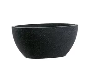 Esteras Fiberglas - Pflanzkübel Coevorden 33 Schwarz