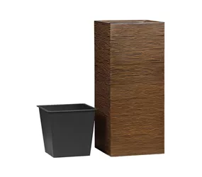 Esteras Fiberglas - Pflanzkübel Owaka 87 Rusty Brown