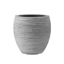 Esteras Fiberglas - Pflanzkübel Timaru Grau
