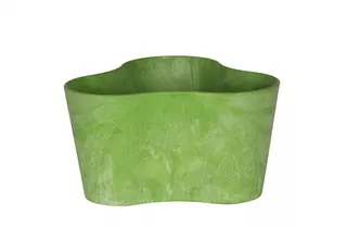 Artstone - Pflanzkübel triangle Claire grün D26 H14