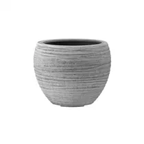 Esteras Fiberglas - Pflanzkübel Kapiti Grau
