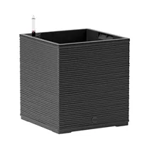 Emsa Casa Cosy - Pflanzkübel Würfel 30 x 30 x 31 cm, granit Emsa Casa Cosy - Pflanzkübel Würfel 30 x 30 x 31 cm, granit