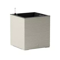 Emsa Casa Cosy - Pflanzkübel Würfel 30 x 30 x 31 cm, seidengrau