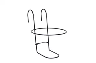 Artstone - Pflanzkübelhalter Amy schwarz D20 H28