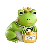 Gehlmann - Polyspardose, Froschprinzessin grün, 18, 5x13, 5x17cm