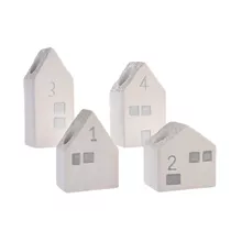 Kaemingk - Porzellan Kerzenhalter Adventskalender