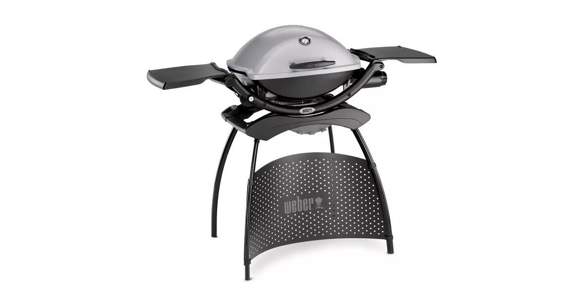 Weber Gasgrill Q 2200 Stand Granite Grey Mauk Gartenwelt