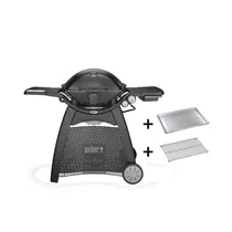 Weber Gasgrill - Q 3200 mit Rollwagen, Schwarz Weber Gasgrill - Q 3200 mit Rollwagen, Schwarz