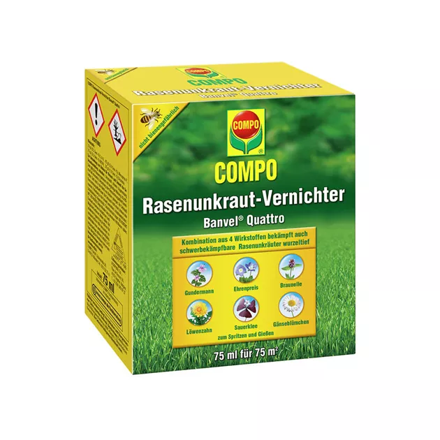 Compo Rasenunkraut-Vernichter Banvel Quattro 75 ml fr 75 qm - Mauk  Gartenwelt
