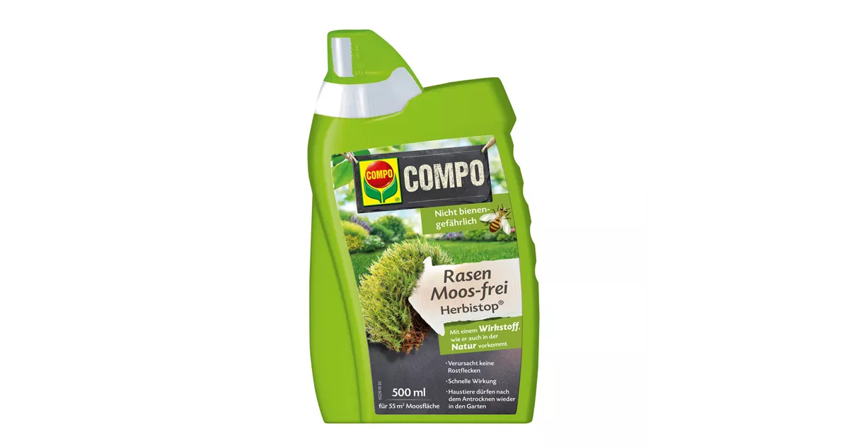 Compo Rasen Moos-frei 500ml Herbistop - Mauk Gartenwelt