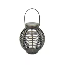 MAXPHIL living - Rattan-Laterne mit LED