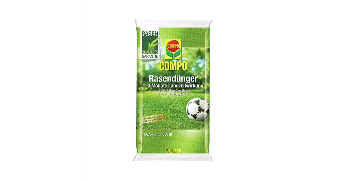 Compo Rasendnger mit Langzeitwirkung Aktion 13,75 kg - Mauk Gartenwelt