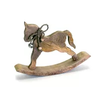 Werner Voß - Schaukelpferd, Mangoholz, 23x16x4cm