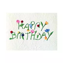 Räder - Schrift Karte Happy Birthday Räder - Schrift Karte Happy Birthday