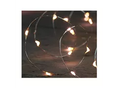 LED Lichterkette - Silberdraht 40L / 2M warmweiß für innen LED Lichterkette - Silberdraht 40L / 2M warmweiß für innen