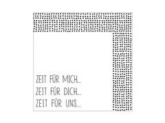 Räder Zeit für mich - Serviette, Zeit für mich, für dich Räder Zeit für mich - Serviette, Zeit für mich, für dich