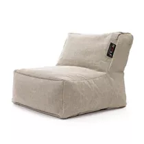 ROOLF Living - Sitzpouf mit Rückenlehne beige ROOLF Living - Sitzpouf mit Rückenlehne beige