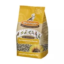 Welzhofer Ganzjahres-Vogelfutter - Sonnenblumenkerne Geschält 1kg