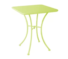 MAXPHIL living - Stahltisch quatratisch Grün