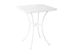 MAXPHIL living - Stahltisch quatratisch Weiß MAXPHIL living - Stahltisch quatratisch Weiß
