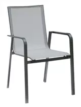 MAXPHIL living - Stapelsessel Aluminium Anthrazit