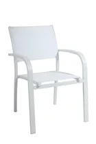 MAXPHIL living - Stapelstuhl Aluminium Weiß MAXPHIL living - Stapelstuhl Aluminium Weiß