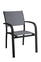 MAXPHIL living - Stapelstuhl Casual Aluminium Graphit