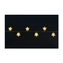 LED Lichterkette - Stern 10L / 1M warmweiß für innen