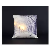 LED Kissen - Straße 45X45 cm