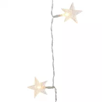 LED Lichterkette - Stern transparent