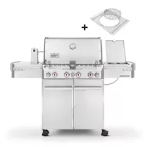 Weber Gasgrill - Summit S-470 GBS Edelstahl mit Drehspieß Weber Gasgrill - Summit S-470 GBS Edelstahl mit Drehspieß