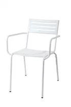 MAXPHIL living - Stuhl mit Armlehne Weiß MAXPHIL living - Stuhl mit Armlehne Weiß