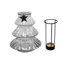 Windlicht - Tannenbaum groß mit Teelichthalter Windlicht - Tannenbaum groß mit Teelichthalter