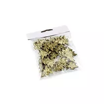 Streudeko - Tannenbäume, gold