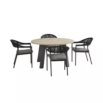 4 Seasons Outdoor - Taste Sitzgruppe mit einem Rundtisch 4 Seasons Outdoor - Taste Sitzgruppe mit einem Rundtisch