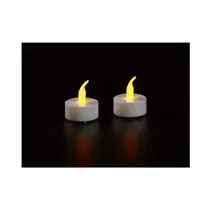 LED Teelichter - Teelichter 2St Gelb Flamme Effekt
