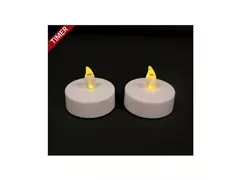 LED Teelichter - Teelichter Jumbo 2St 6X4,5 cm LED Teelichter - Teelichter Jumbo 2St 6X4,5 cm
