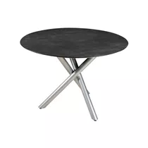 Zebra - Tischplatte Sela 110 cm Beton dunkel