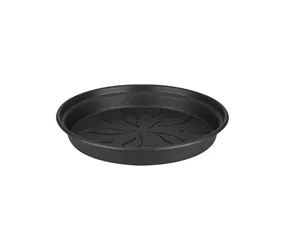 Elho Green basics - Untersetzer schwarz 14cm