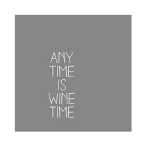 Räder Poesie et Table - Vino Serviette Any time is wine time