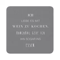 Räder Poesie et Table - VINO Untersetzer Pappe Set 1: Der Wein