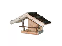 Kleiber Gartenprodukte - Vogelfutterhaus Birkenhaus mit Rückwand Kleiber Gartenprodukte - Vogelfutterhaus Birkenhaus mit Rückwand