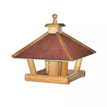 Kleiber Gartenprodukte - Vogelfutterhaus Bungalowhaus mit Silo