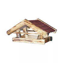 Kleiber Gartenprodukte - Vogelfutterhaus geflammt mit roten Schindeln Kleiber Gartenprodukte - Vogelfutterhaus geflammt mit roten Schindeln