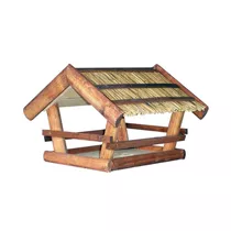 Kleiber Gartenprodukte - Vogelfutterhaus mit Rohrdach