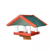 Kleiber Gartenprodukte - Vogelfutterhaus Schwarz / Weiß / Orange